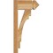 Ekena Millwork Merced Arts & Crafts Rough Sawn Outlooker, Western Red Cedar, 6"W x 12"D x 24"H OUT06X12X24MRC03RWR - alternate 3